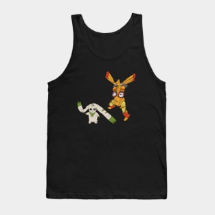 Terriermon and Rapidmon Tank Top